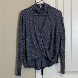 Long Sleeve Choker Top